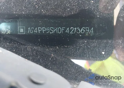 2015 Buick Verano from USA, damaged, VIN 1G4PP5SK0F4213694